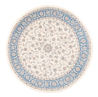 Persisk tæppe - Nain rundt  - 200 x 200 cm - creme