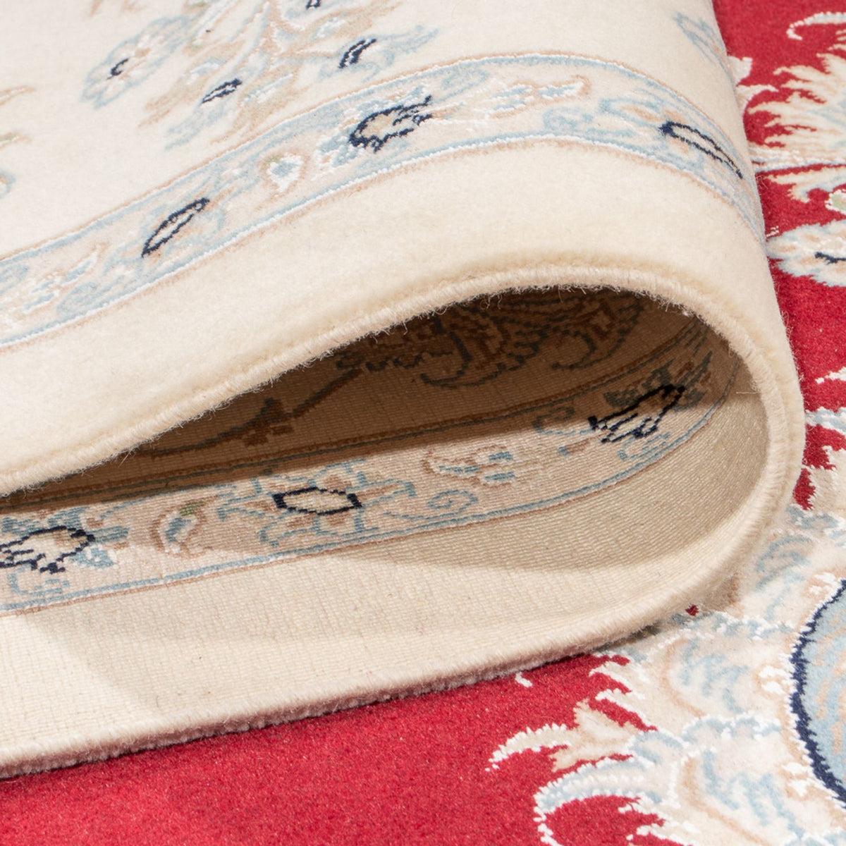 Persisk tæppe - Nain - Premium - 294 x 250 cm - rød