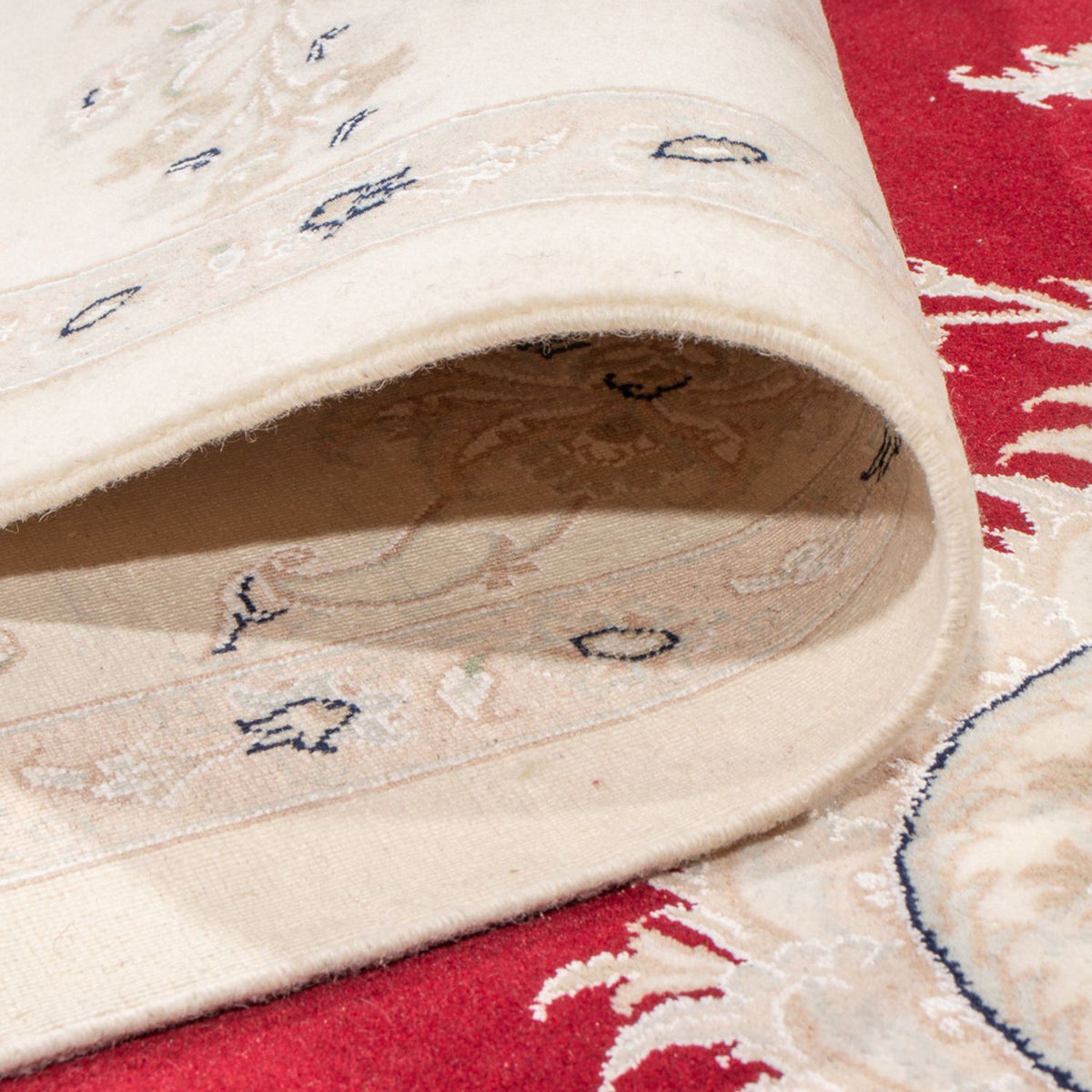 Persisk tæppe - Nain - Premium - 297 x 248 cm - rød