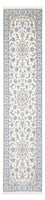 Løber Persisk tæppe - Nain - Premium - 340 x 84 cm - creme