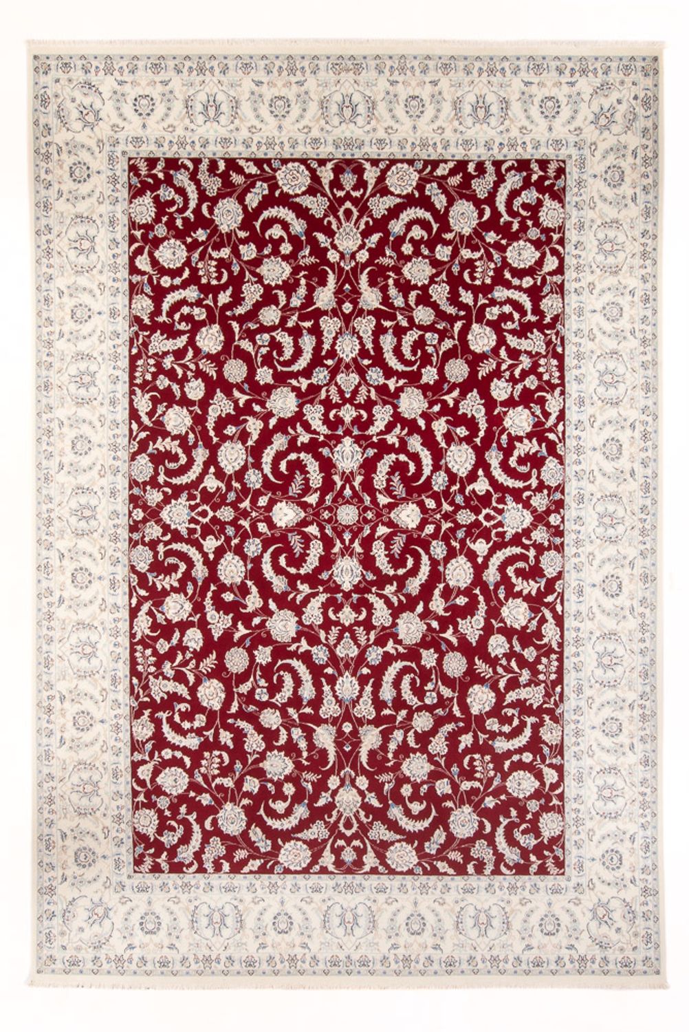 Persisk tæppe - Nain - Premium - 350 x 245 cm - rød