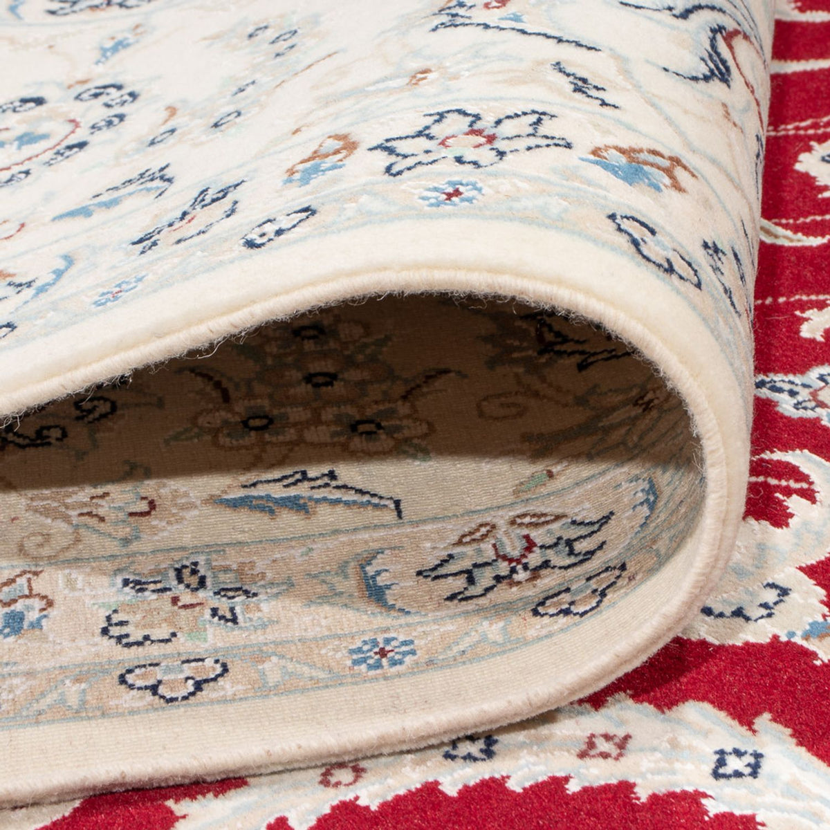 Persisk tæppe - Nain - Premium - 350 x 245 cm - rød