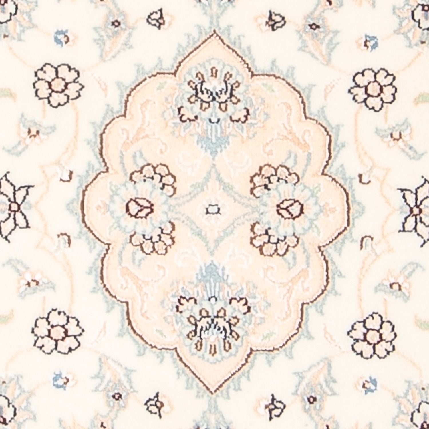Persisk tæppe - Nain - 91 x 60 cm - beige