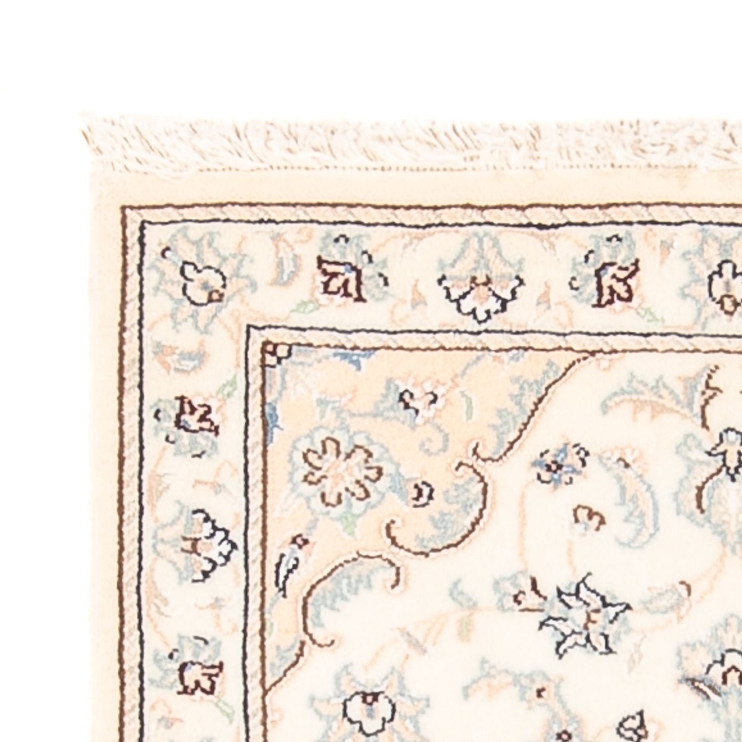 Persisk tæppe - Nain - 91 x 60 cm - beige
