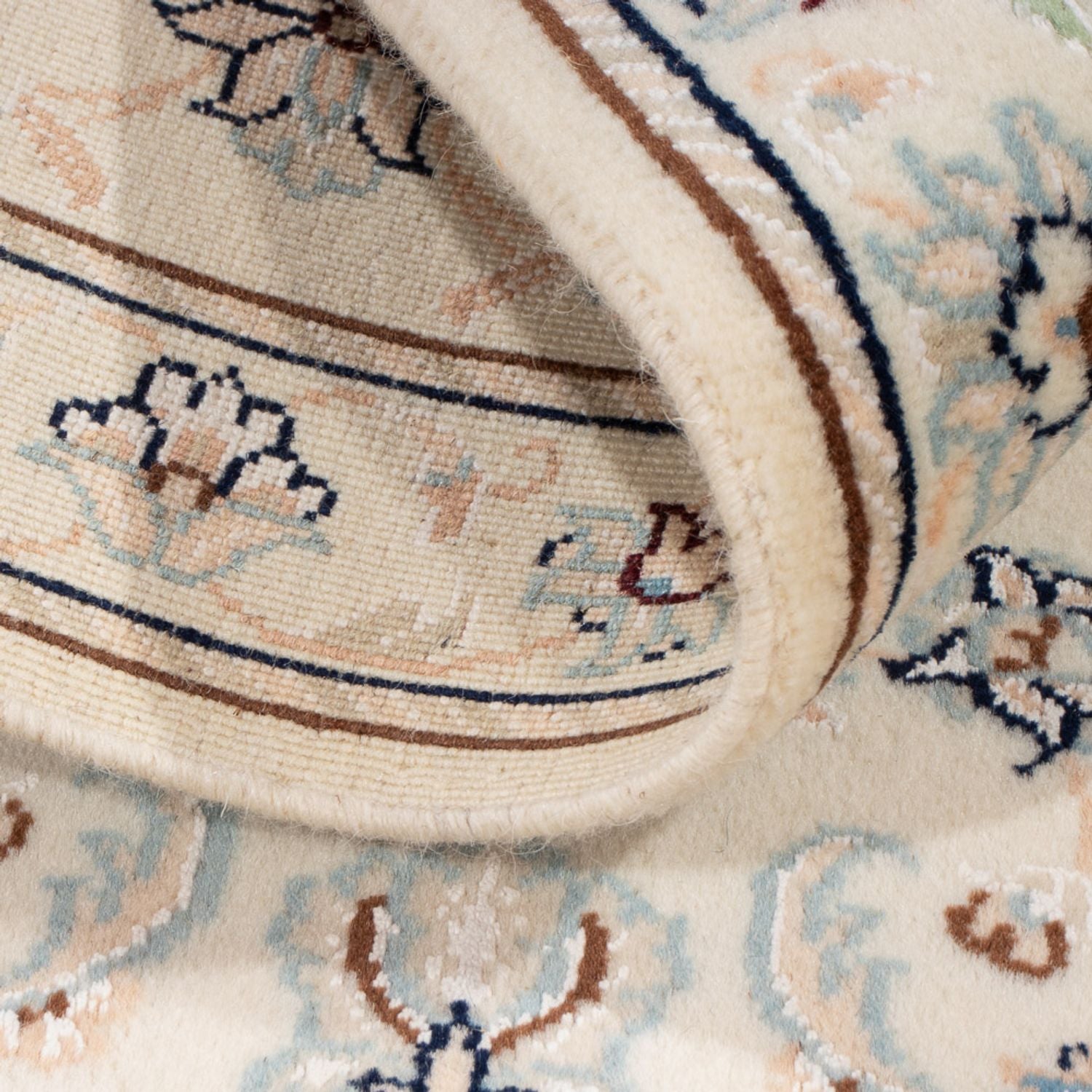 Persisk tæppe - Nain - 91 x 60 cm - beige