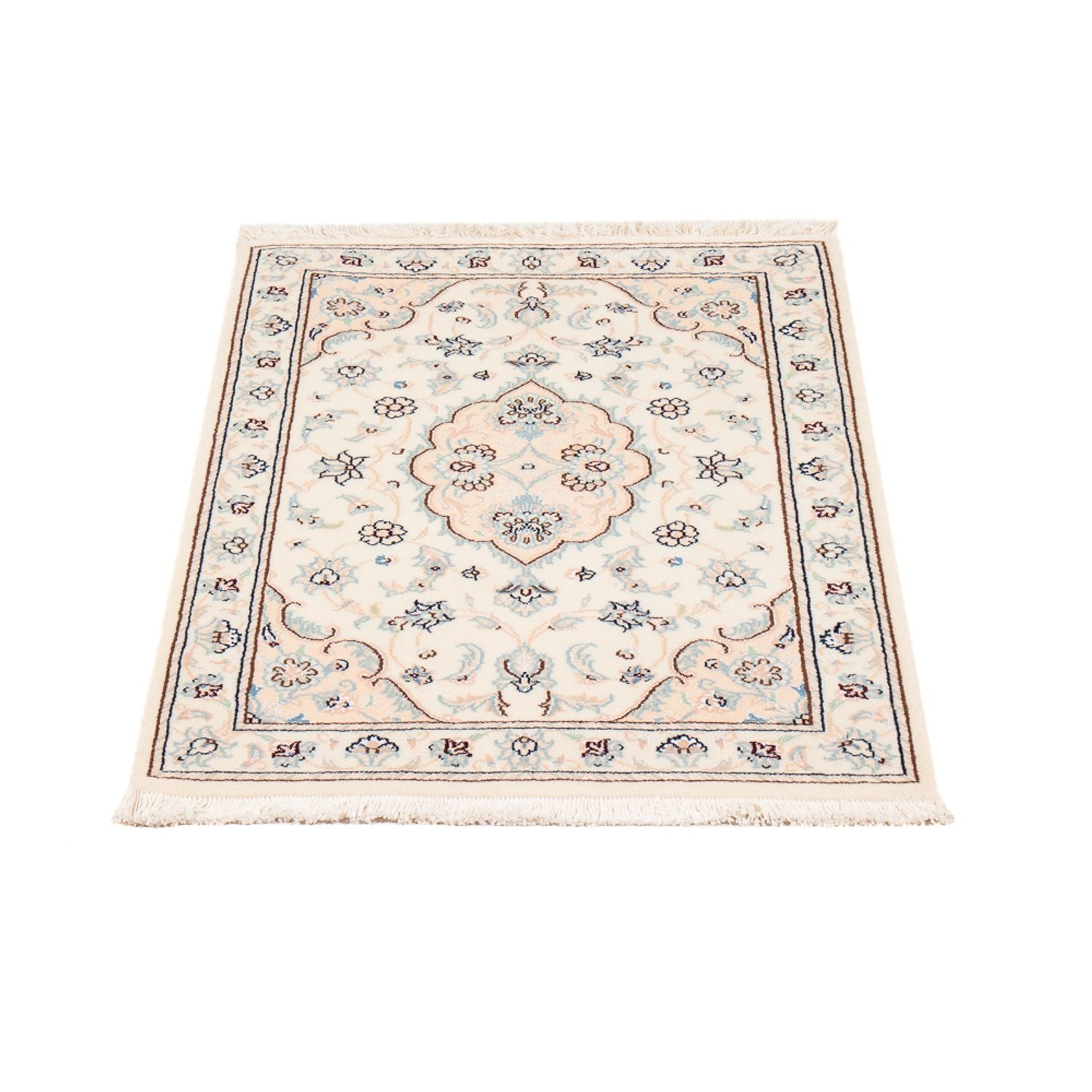Persisk tæppe - Nain - 91 x 60 cm - beige