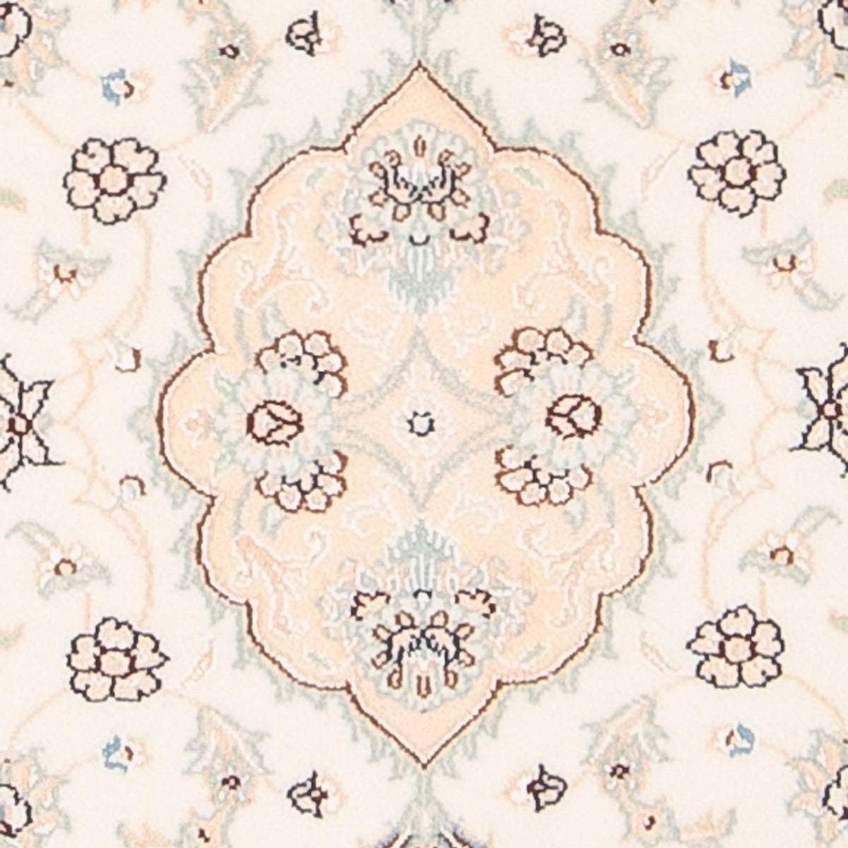 Persisk tæppe - Nain - 92 x 60 cm - beige