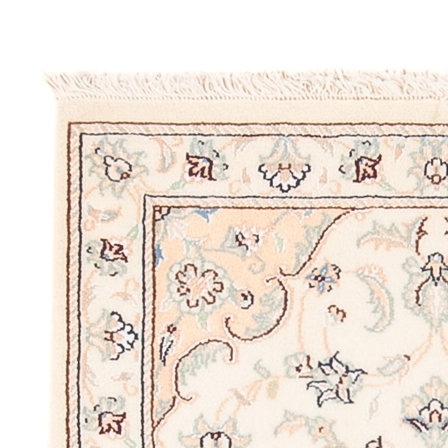 Persisk tæppe - Nain - 92 x 60 cm - beige