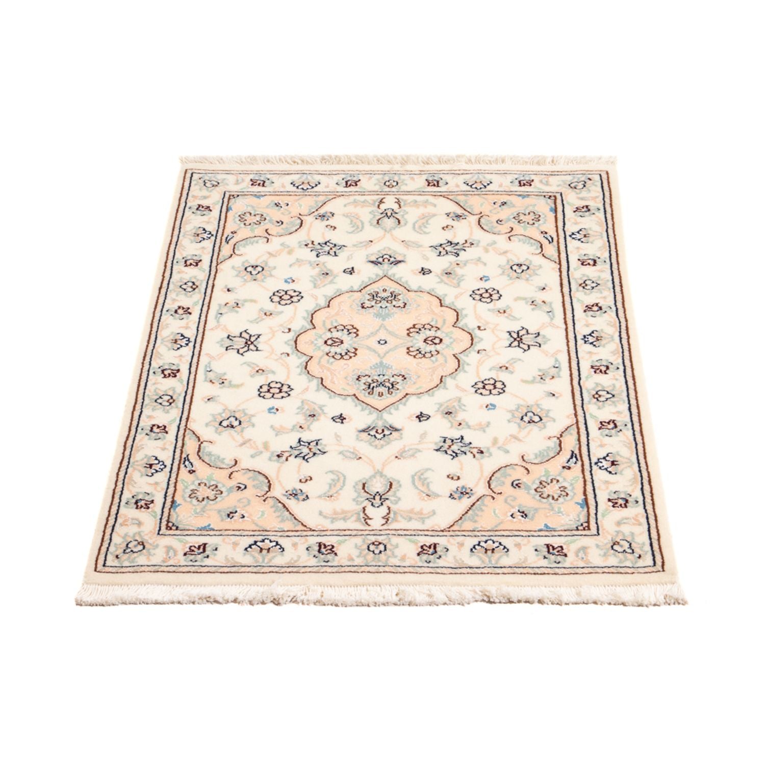 Persisk tæppe - Nain - 92 x 60 cm - beige