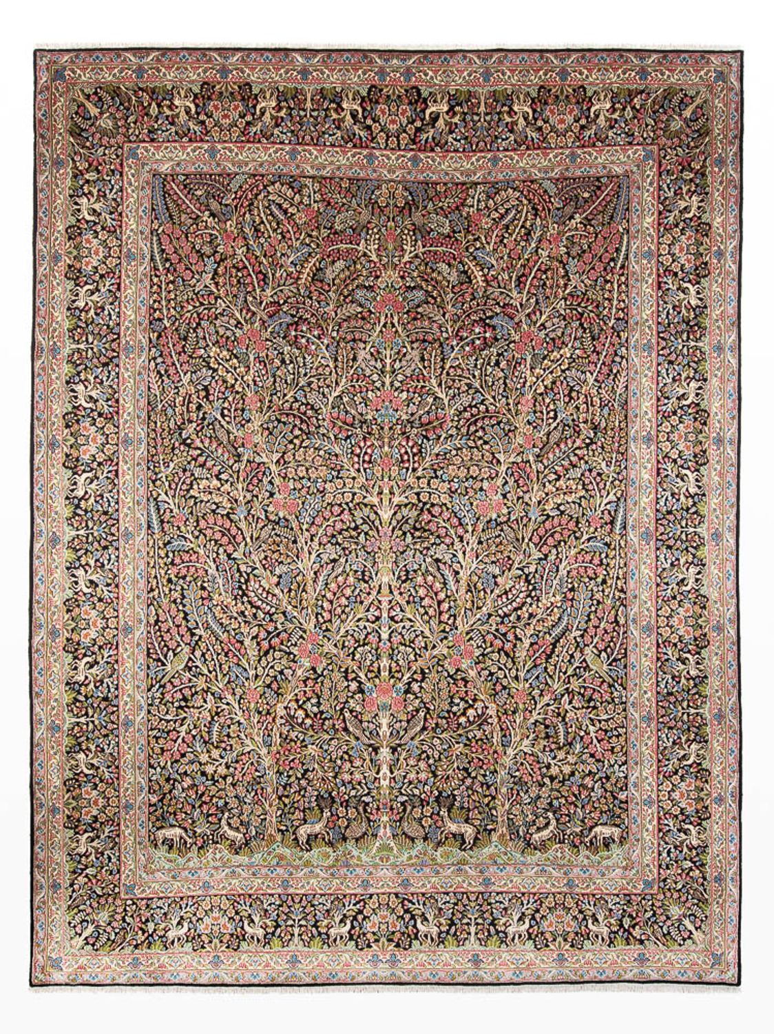 Persisk tæppe - Classic - Royal - 328 x 253 cm - mørkeblå