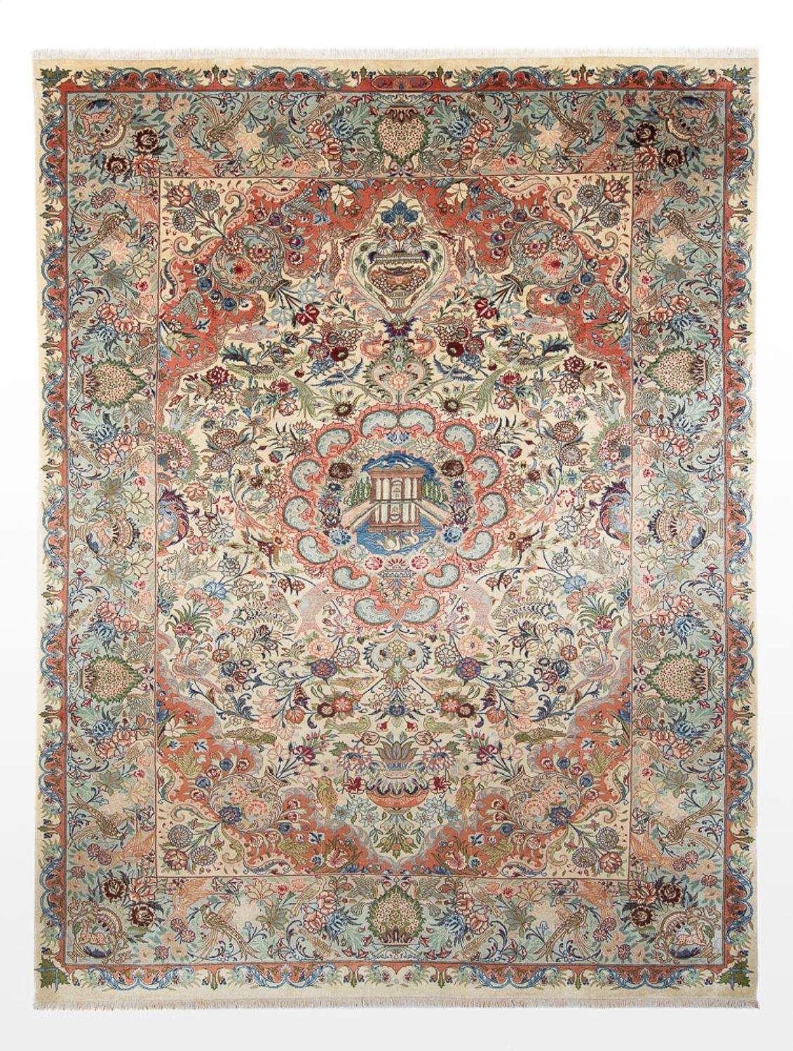 Persisk tæppe - Classic - 348 x 245 cm - flerfarvet