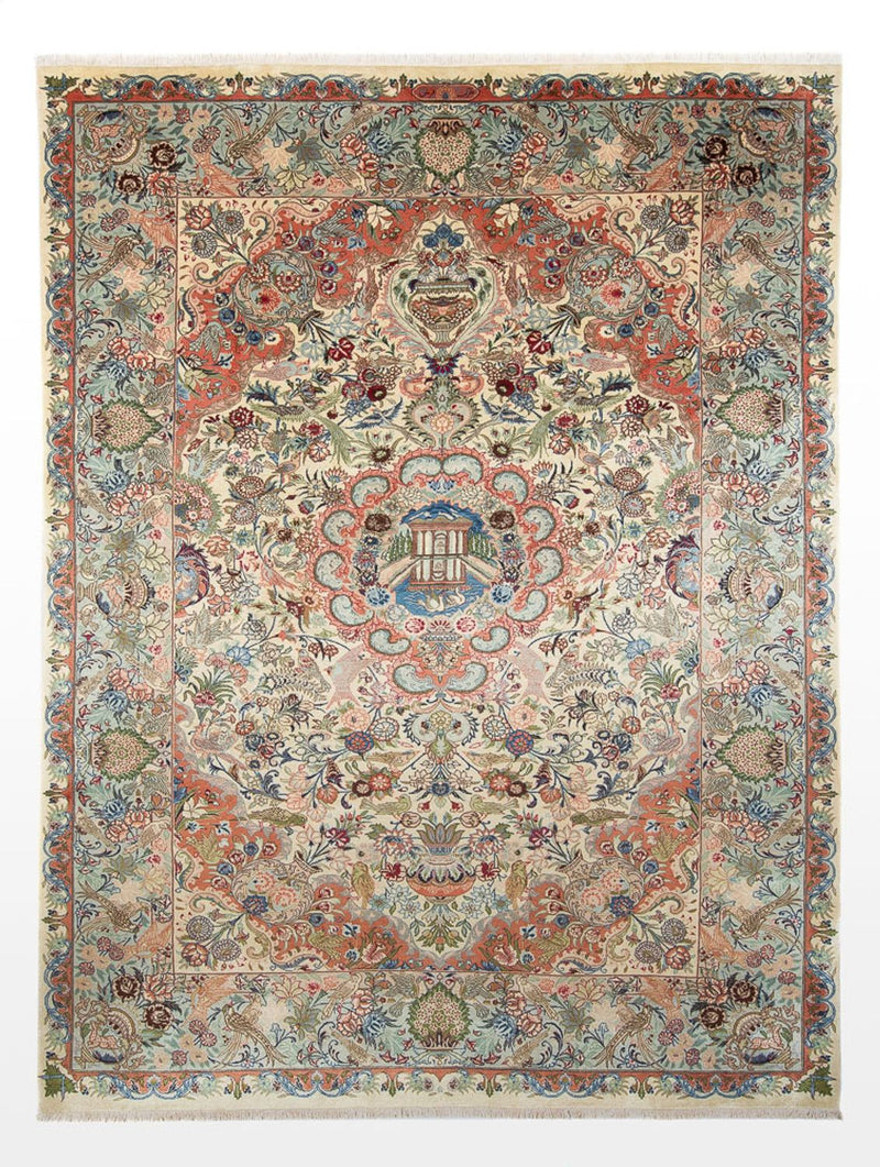Persisk tæppe - Classic - 348 x 245 cm - flerfarvet