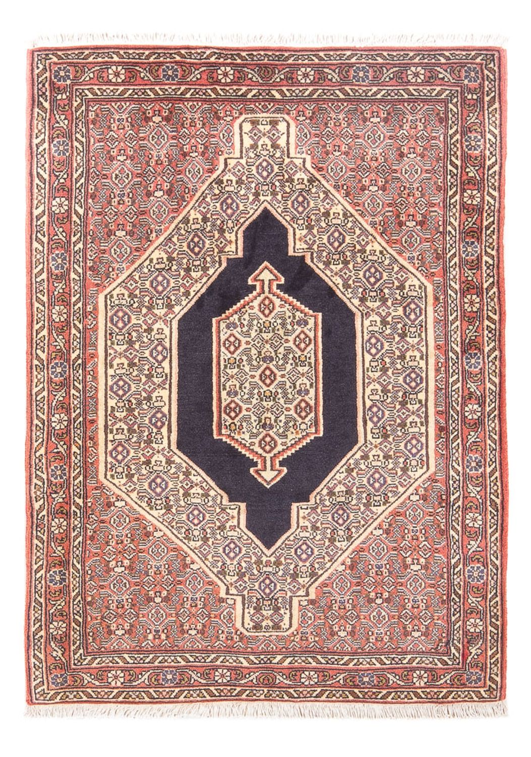 Persisk tæppe - Classic - 112 x 74 cm - mørkeblå