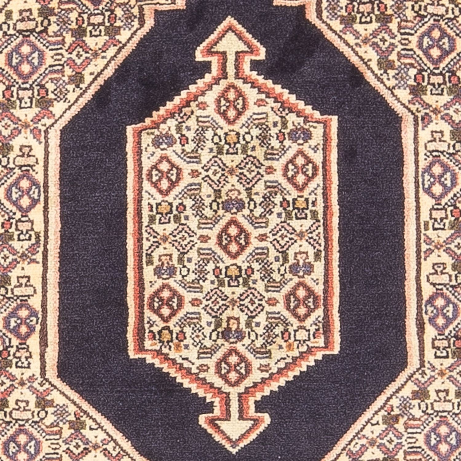 Persisk tæppe - Classic - 112 x 74 cm - mørkeblå