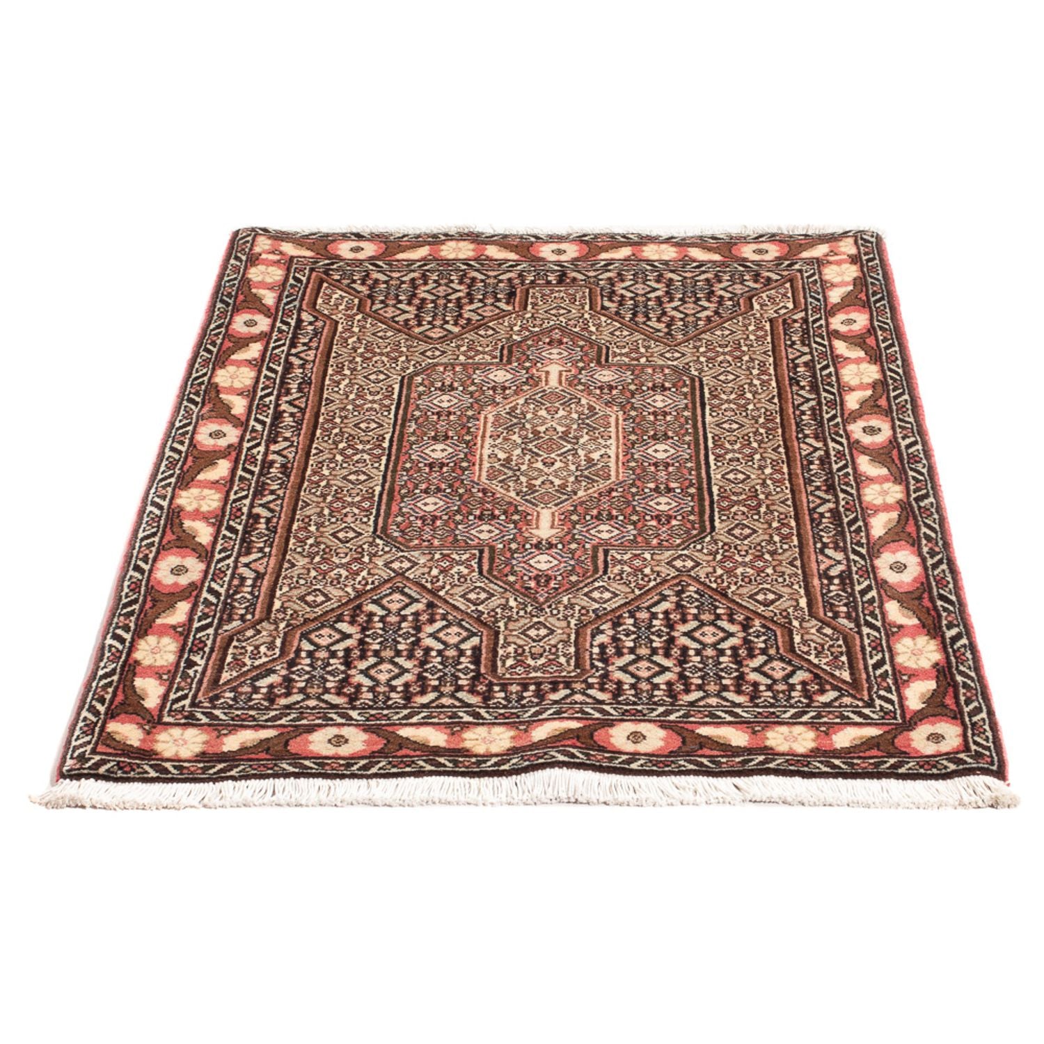 Persisk tæppe - Classic - 110 x 77 cm - mørk beige