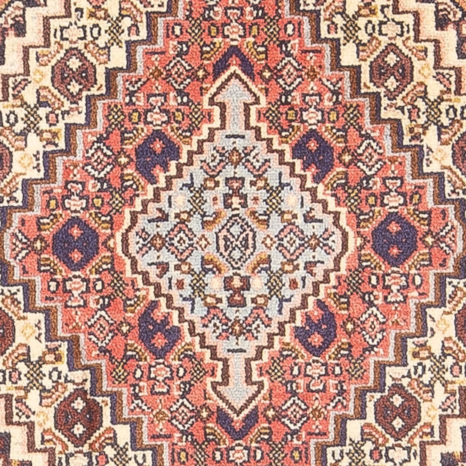 Persisk tæppe - Classic - 100 x 73 cm - lysrød