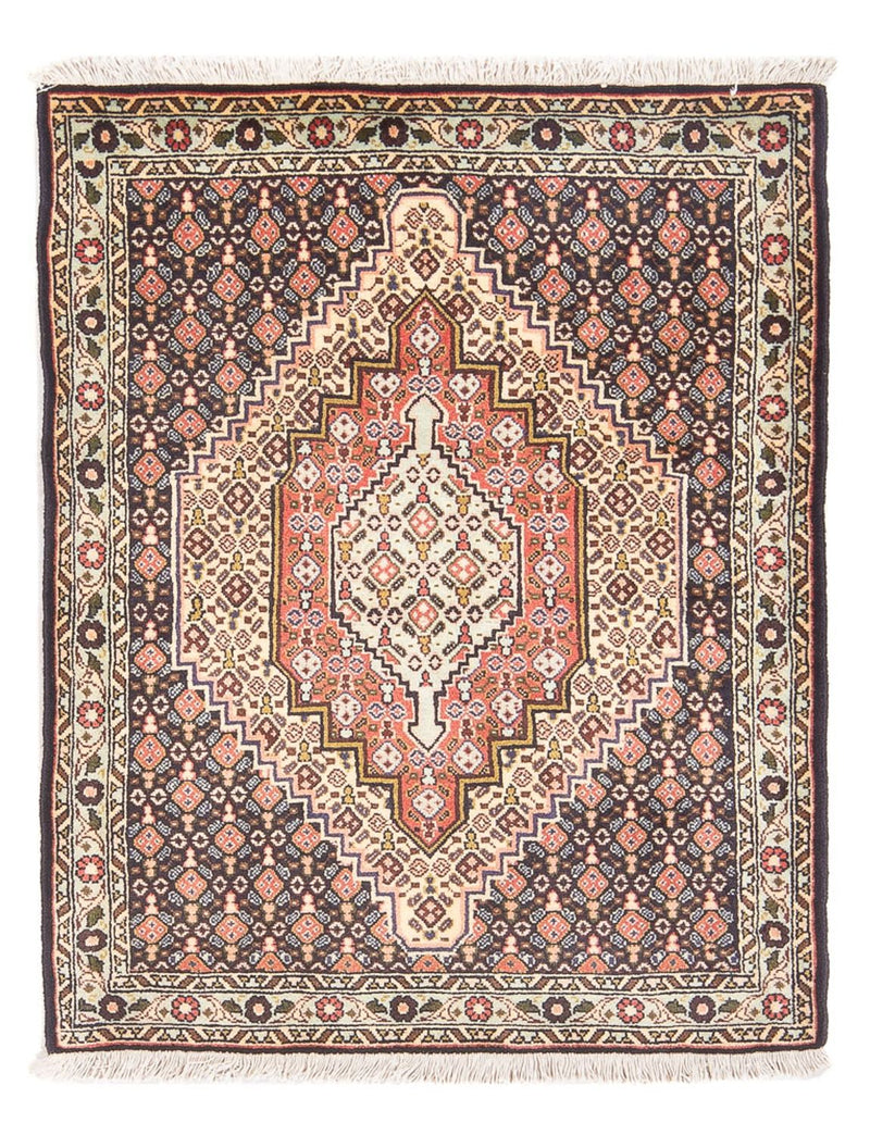Persisk tæppe - Classic - 105 x 78 cm - mørkeblå