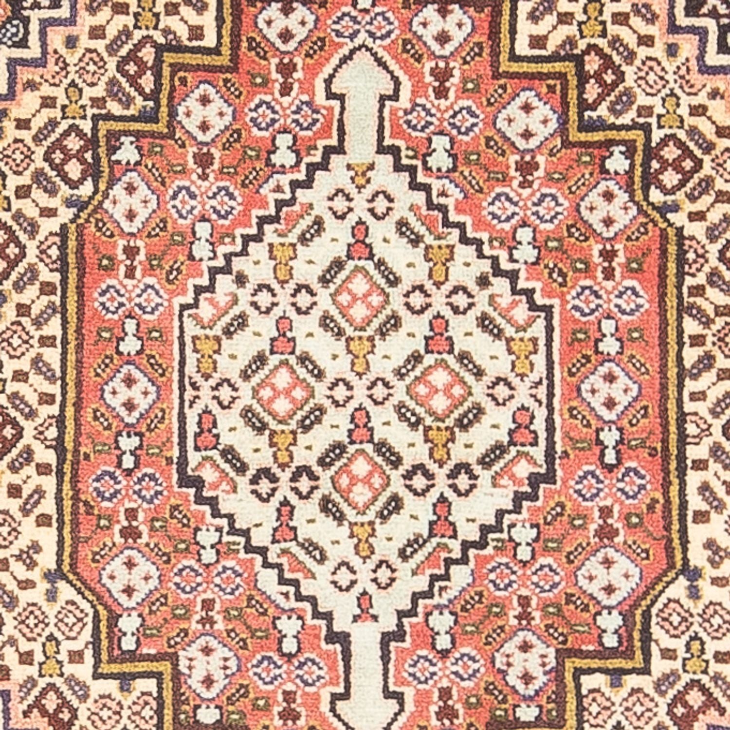 Persisk tæppe - Classic - 105 x 78 cm - mørkeblå