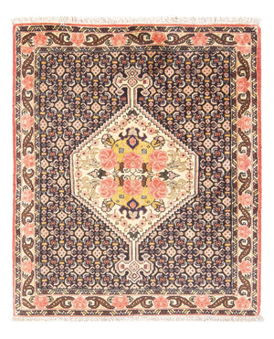 Persisk tæppe - Classic - 98 x 74 cm - mørkeblå