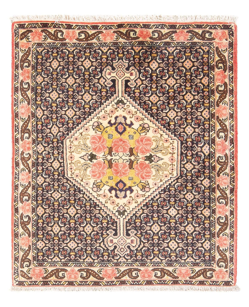 Persisk tæppe - Classic - 98 x 74 cm - mørkeblå