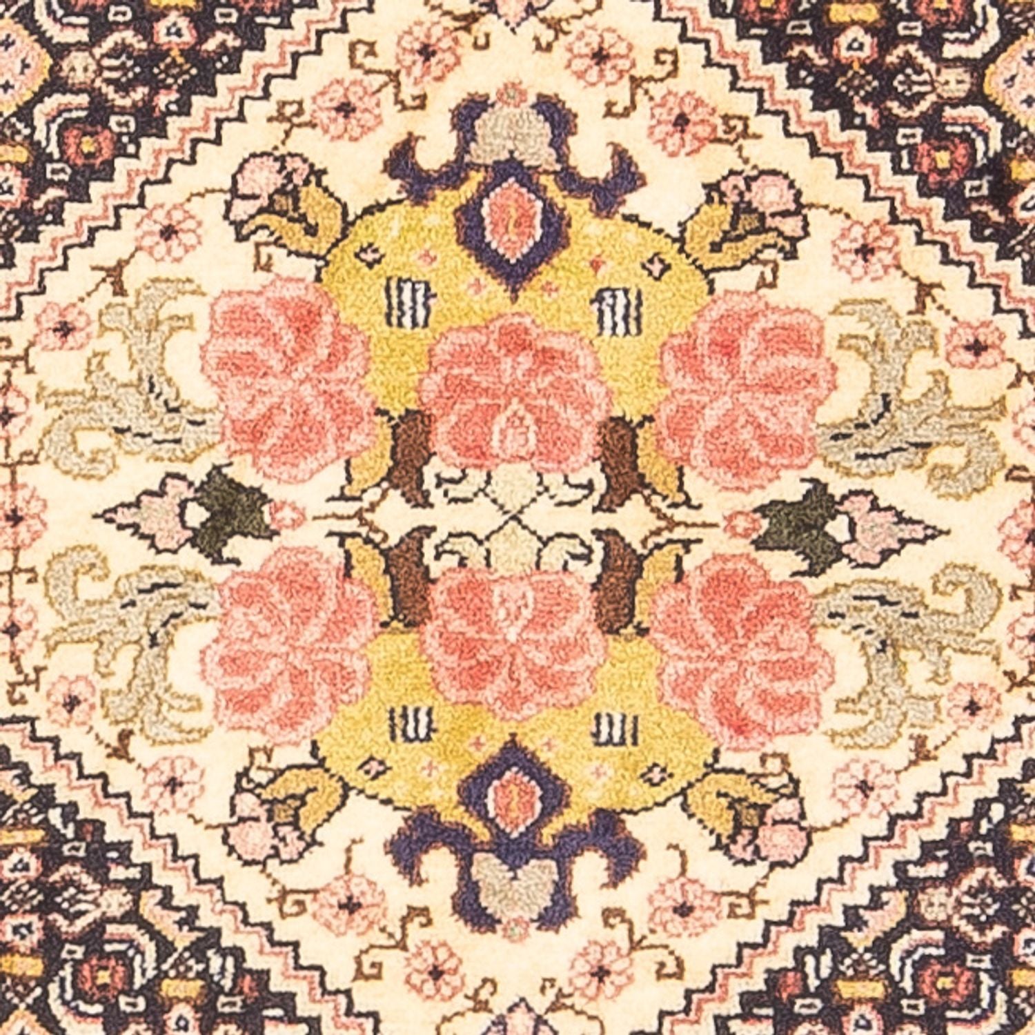Persisk tæppe - Classic - 98 x 74 cm - mørkeblå