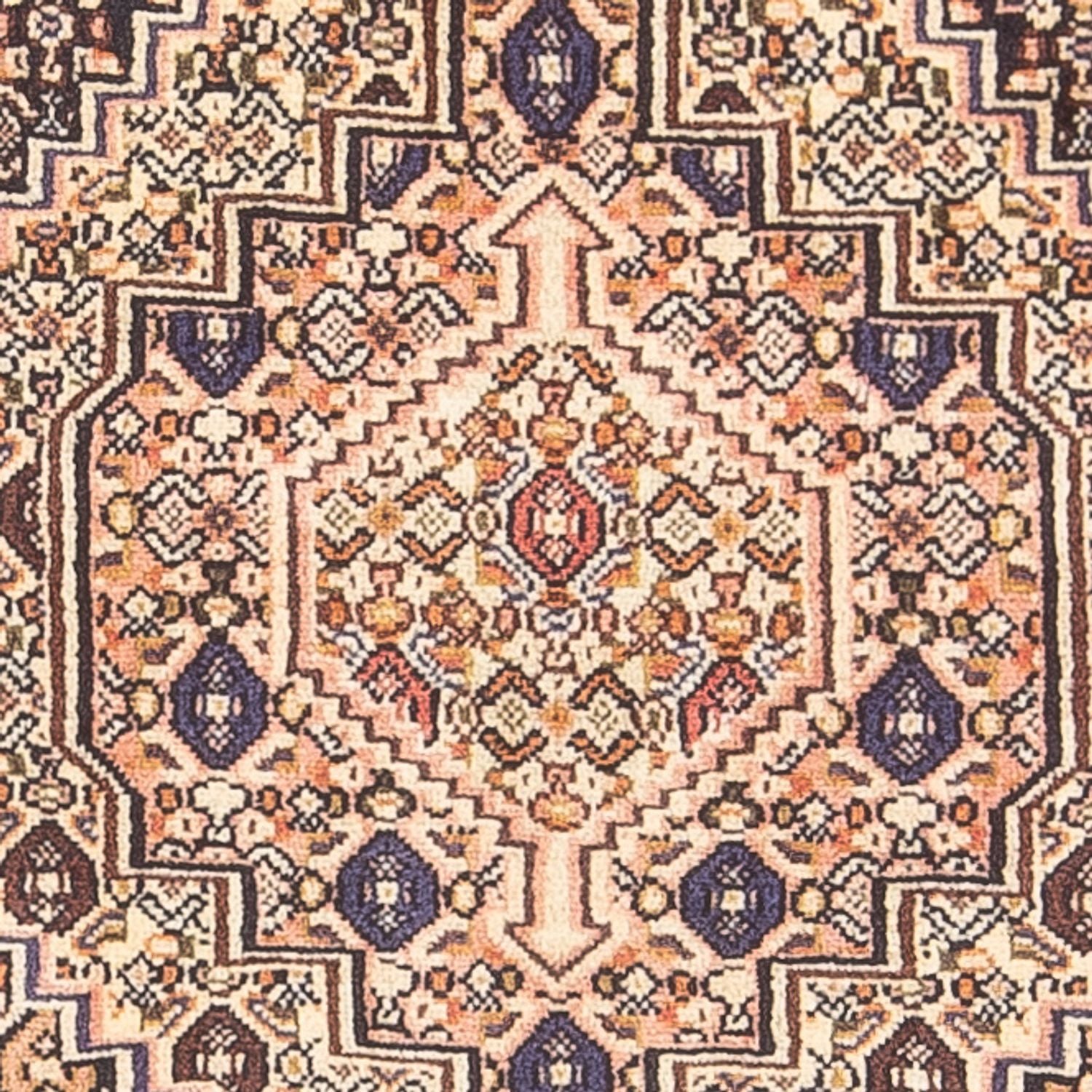 Persisk tæppe - Classic - 98 x 75 cm - mørkeblå