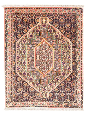 Persisk tæppe - Classic - 102 x 75 cm - mørkeblå