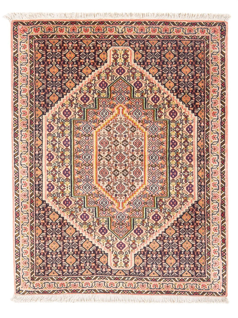Persisk tæppe - Classic - 102 x 75 cm - mørkeblå