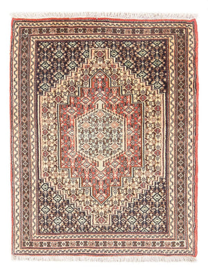 Persisk tæppe - Classic - 94 x 72 cm - mørkeblå