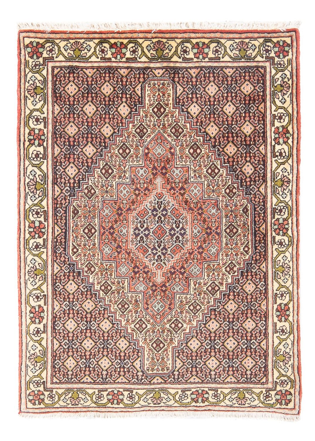 Persisk tæppe - Classic - 103 x 76 cm - mørkeblå