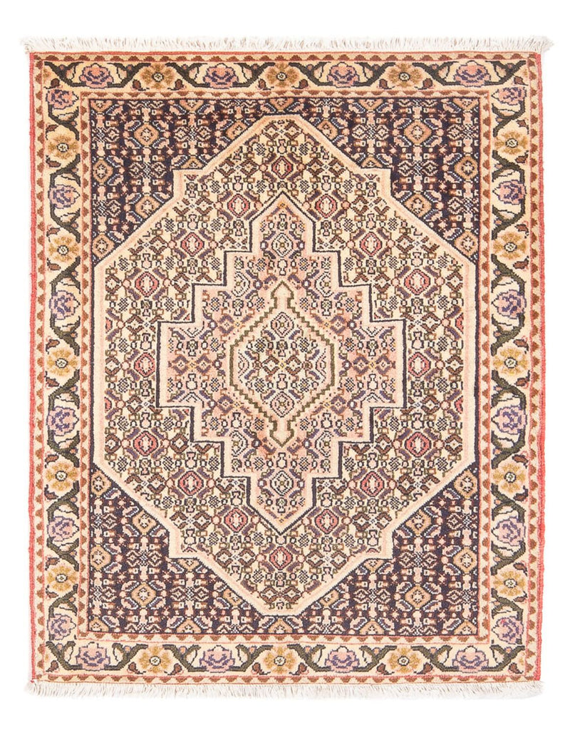 Persisk tæppe - Classic - 102 x 75 cm - mørkeblå