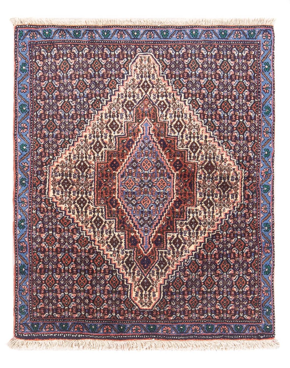 Persisk tæppe - Classic - 94 x 72 cm - blå