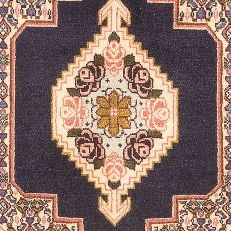 Persisk tæppe - Classic - 100 x 75 cm - mørkeblå
