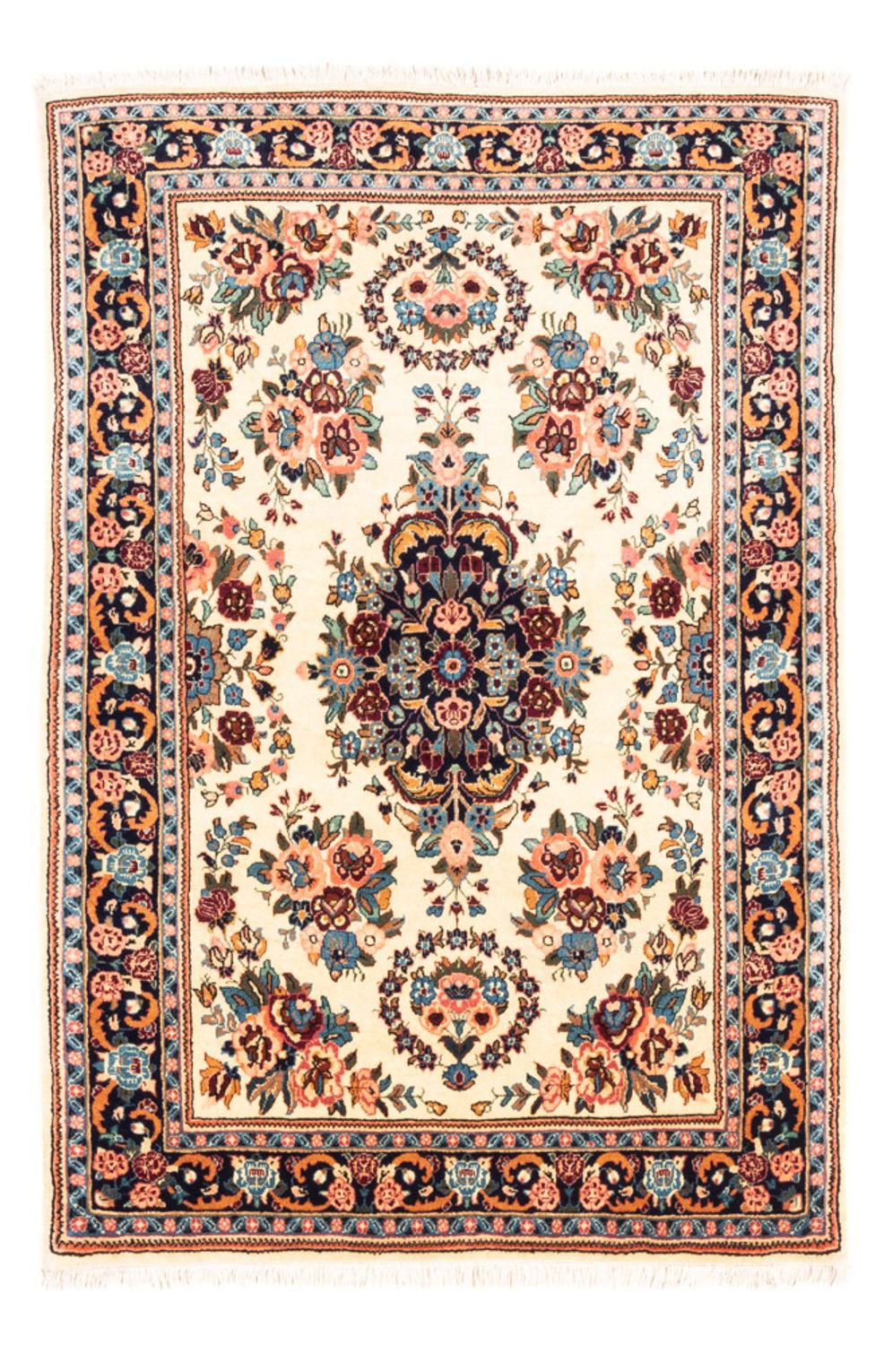 Persisk tæppe - Classic - 148 x 100 cm - creme
