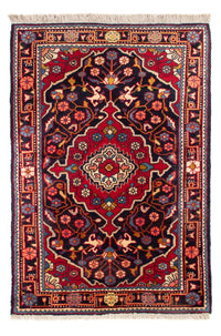 Persisk tæppe - Classic - 96 x 63 cm - mørkeblå