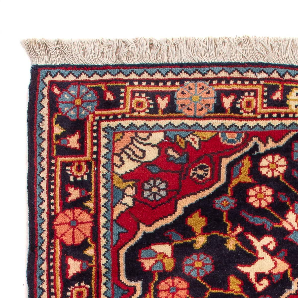 Persisk tæppe - Classic - 96 x 63 cm - mørkeblå