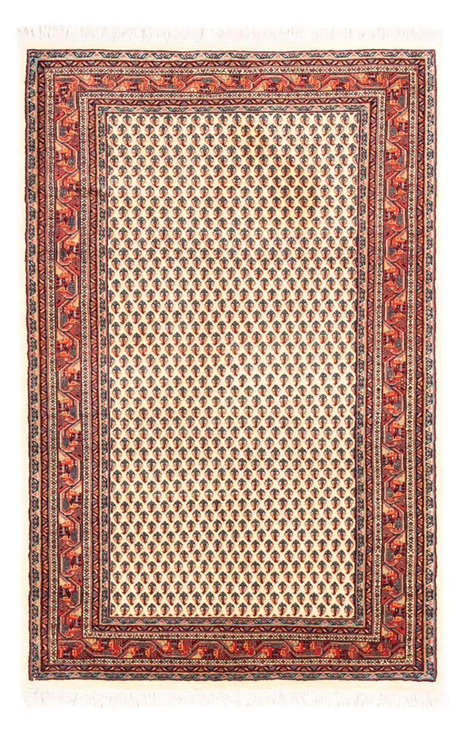 Persisk tæppe - Mir - 158 x 110 cm - creme