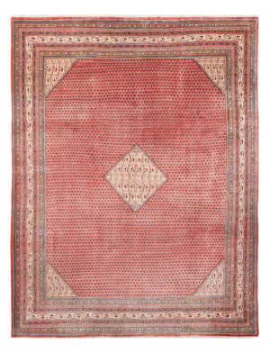 Persisk tæppe - Mir - 414 x 306 cm - rød