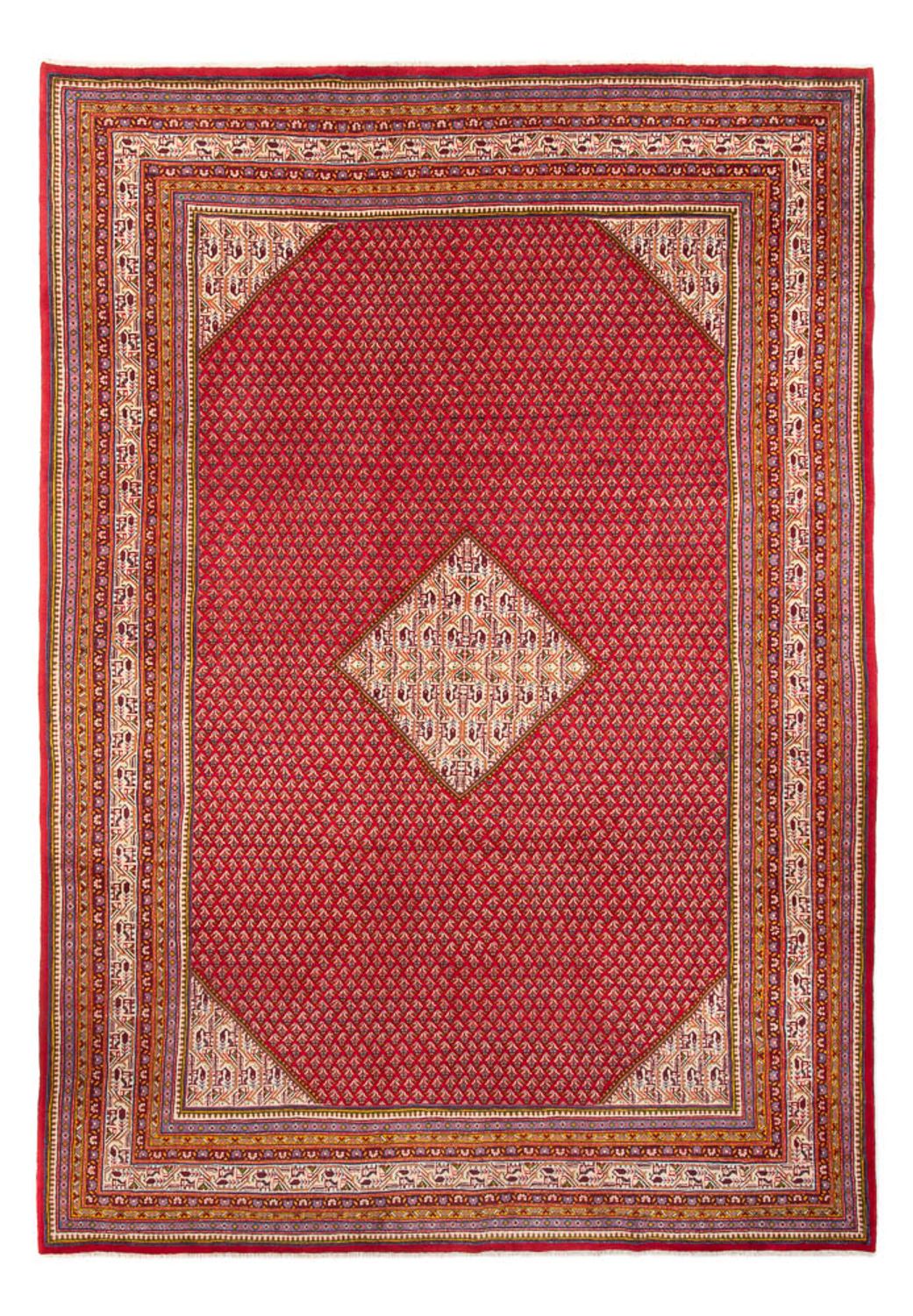 Persisk tæppe - Mir - 406 x 276 cm - rød