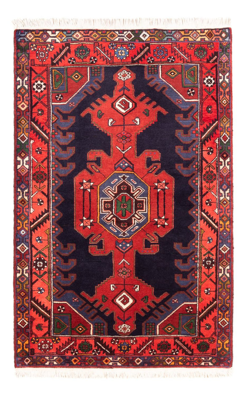 Persisk tæppe - Nomadisk - 149 x 103 cm - mørkeblå