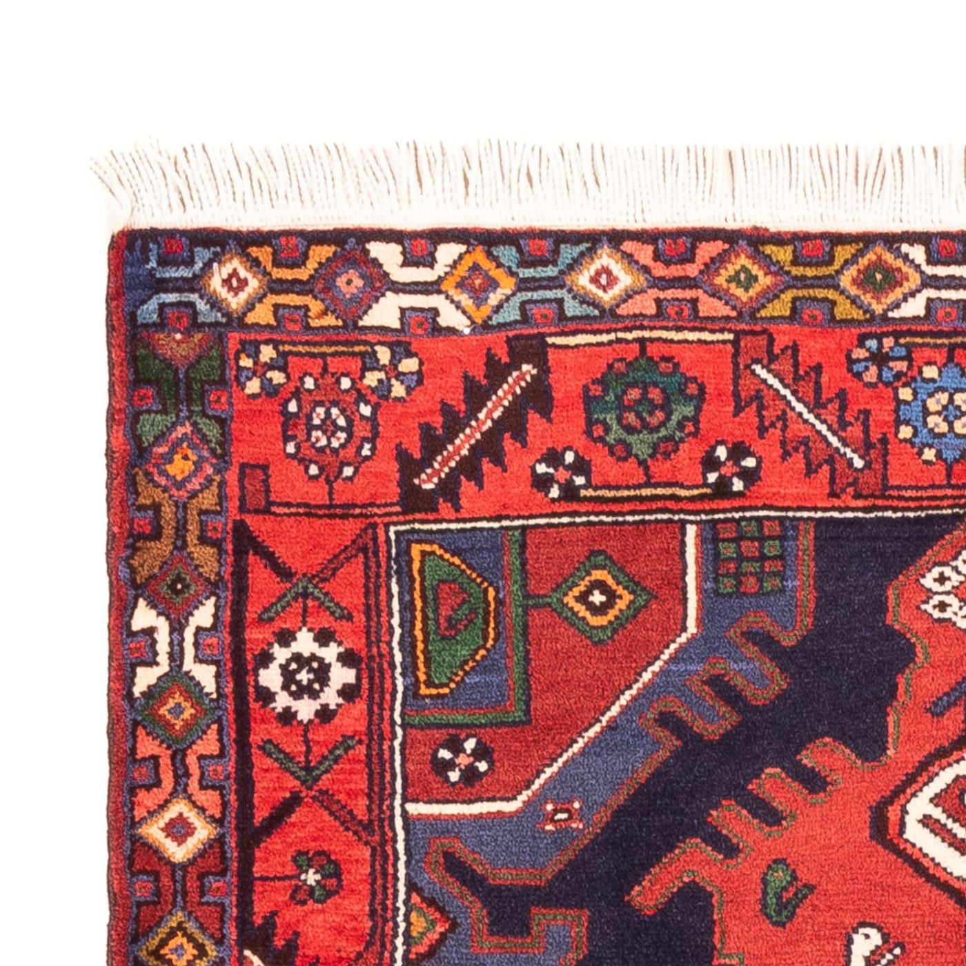 Persisk tæppe - Nomadisk - 149 x 103 cm - mørkeblå