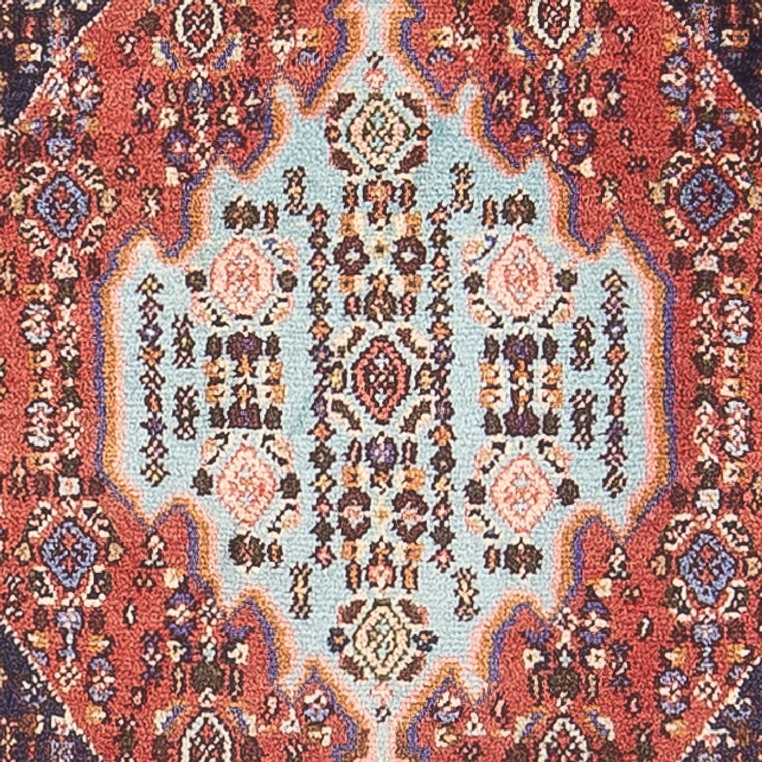 Persisk tæppe - Classic - 96 x 70 cm - mørkeblå