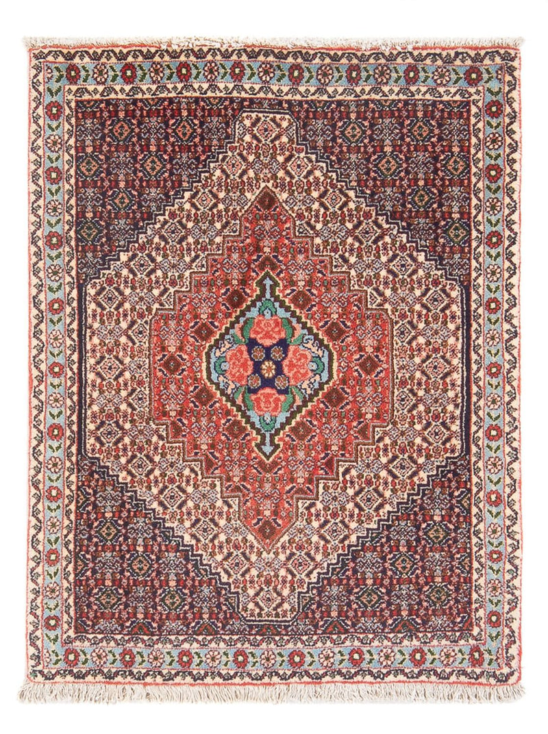 Persisk tæppe - Classic - 105 x 75 cm - mørkeblå