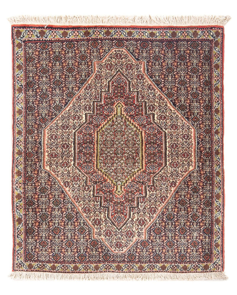 Persisk tæppe - Classic - 92 x 72 cm - mørkeblå