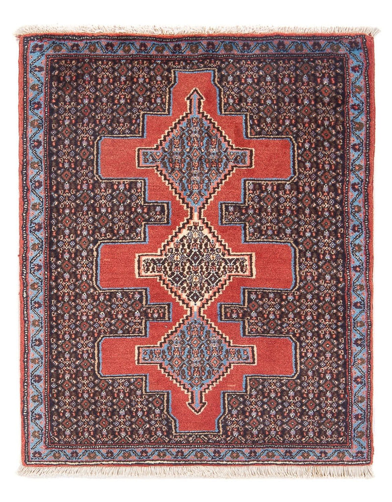 Persisk tæppe - Classic - 103 x 75 cm - mørkeblå