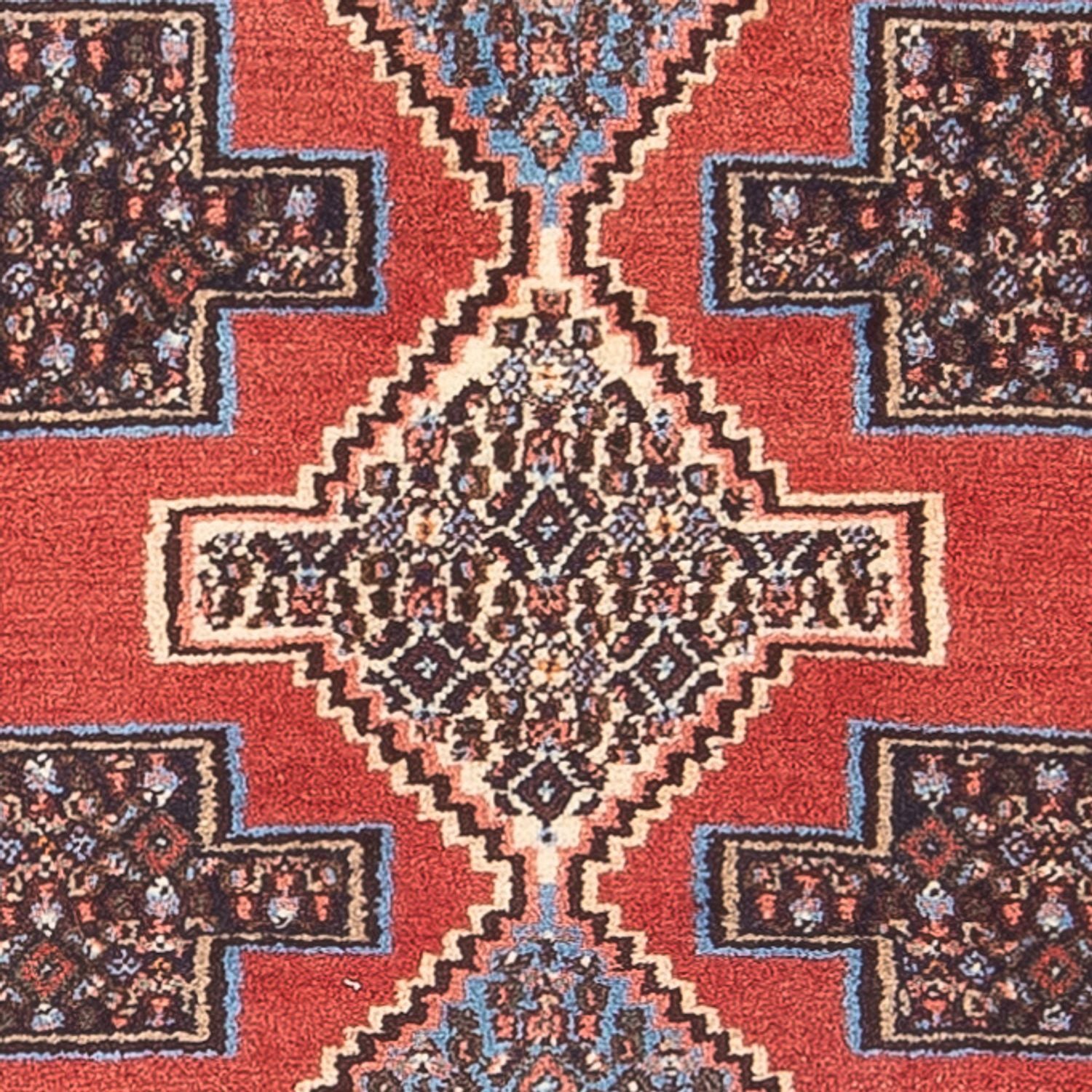 Persisk tæppe - Classic - 103 x 75 cm - mørkeblå
