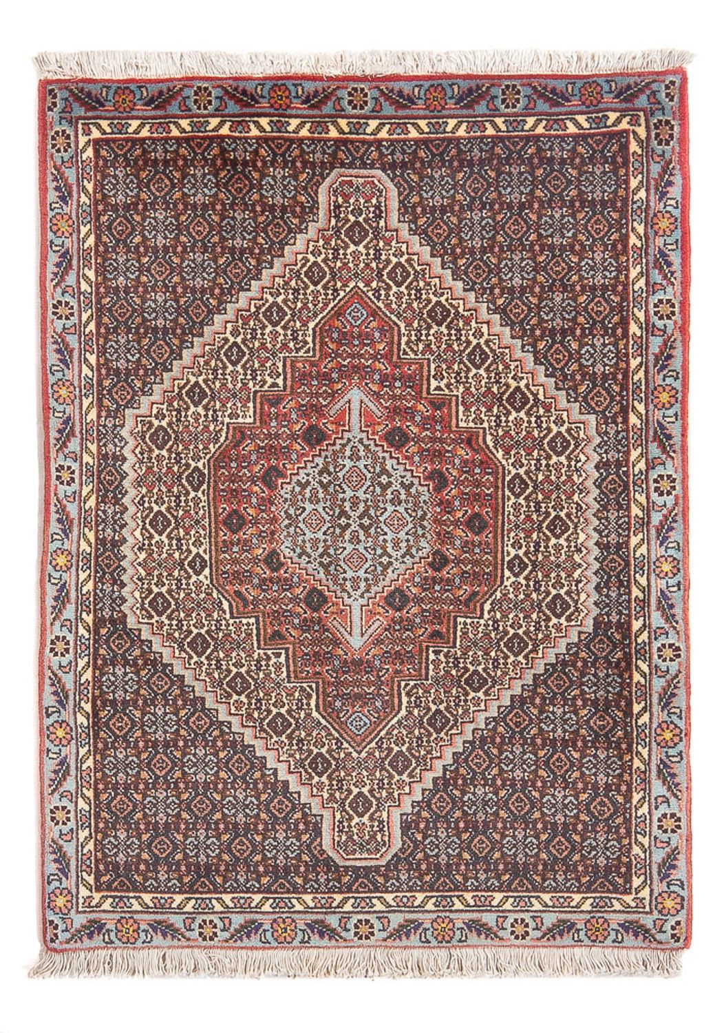 Persisk tæppe - Classic - 100 x 72 cm - mørkeblå