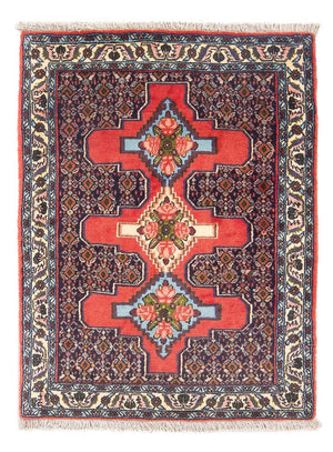 Persisk tæppe - Classic - 105 x 75 cm - mørkeblå