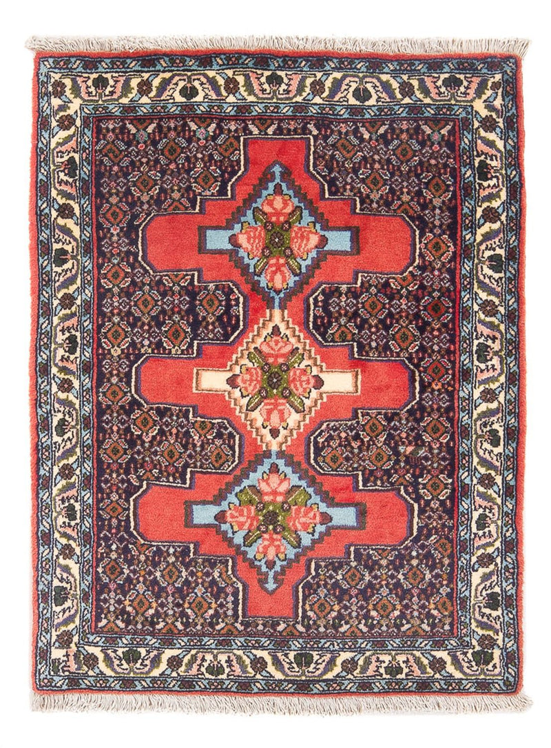 Persisk tæppe - Classic - 105 x 75 cm - mørkeblå