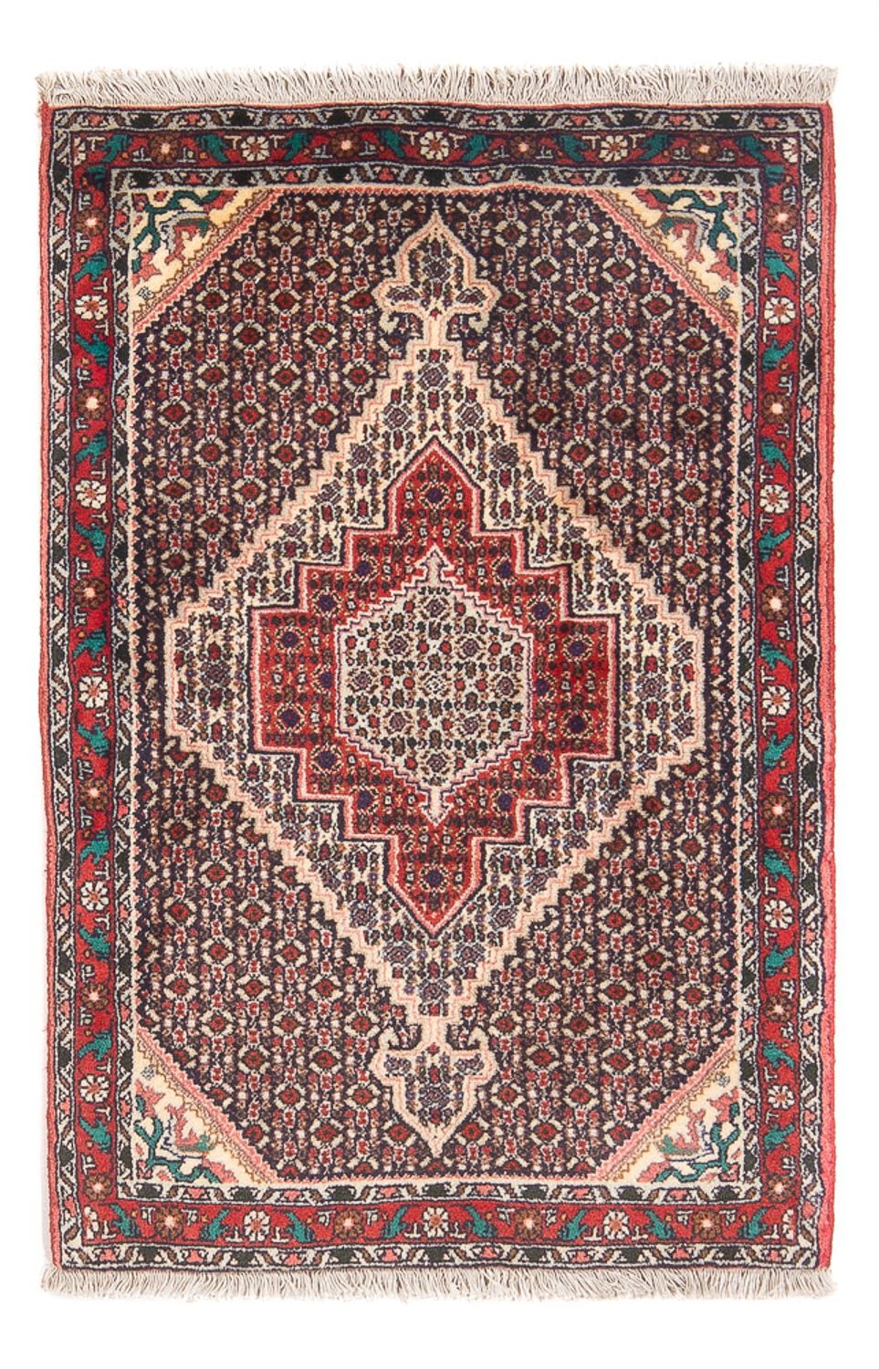 Persisk tæppe - Classic - 110 x 70 cm - mørkeblå